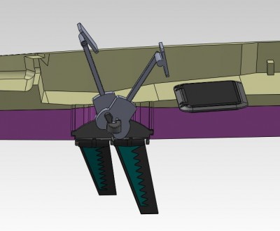 Schnitt durch hobie compass voll beladen